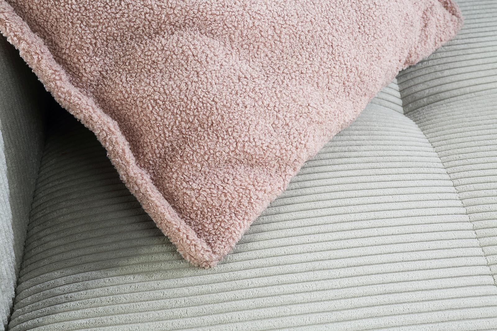 Big Sofa Greige Microfaser B/H/T: ca. 298x80x135 cm