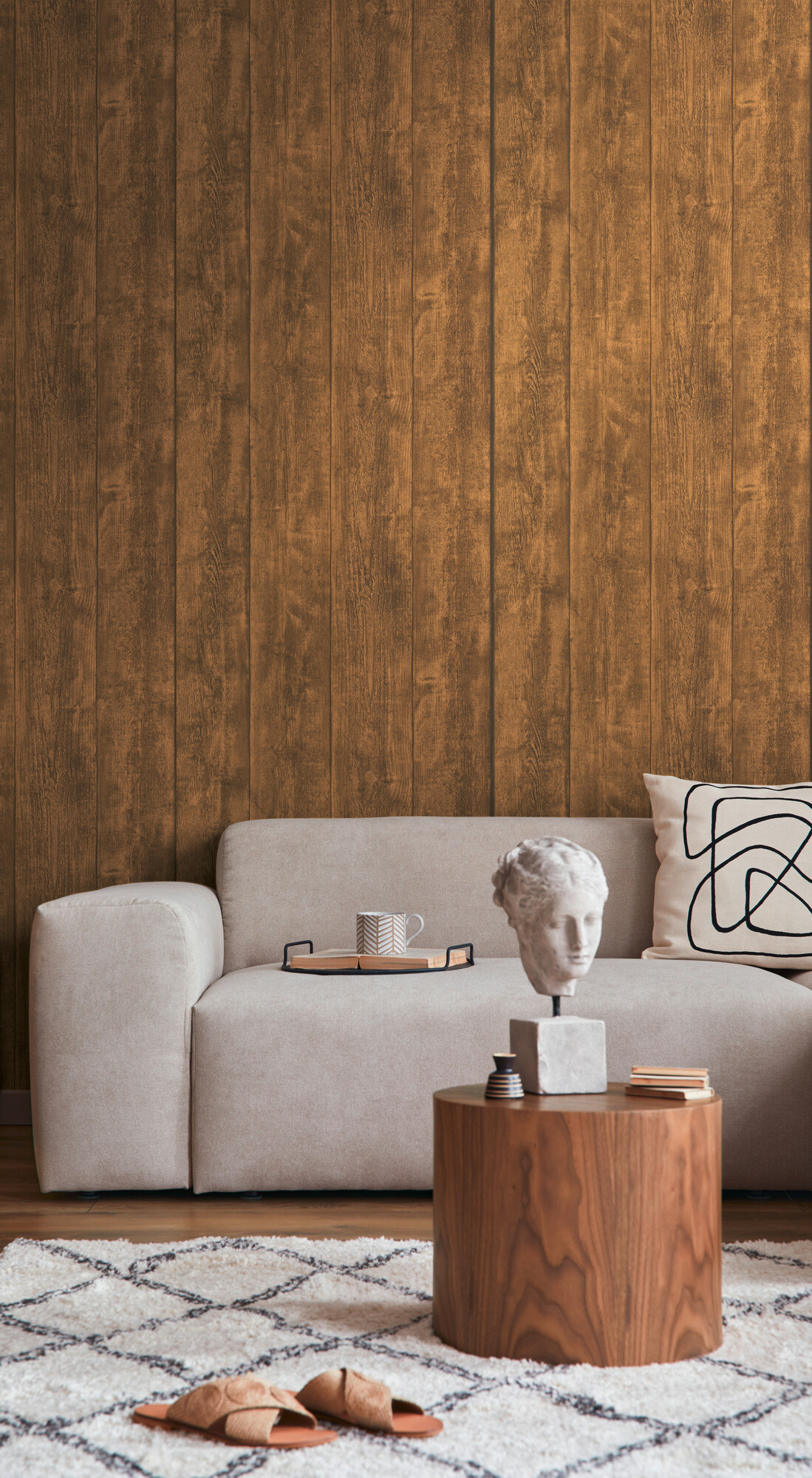 A.S.Creation Vliestapete braun B/H/D: ca. 53x1005x9 cm