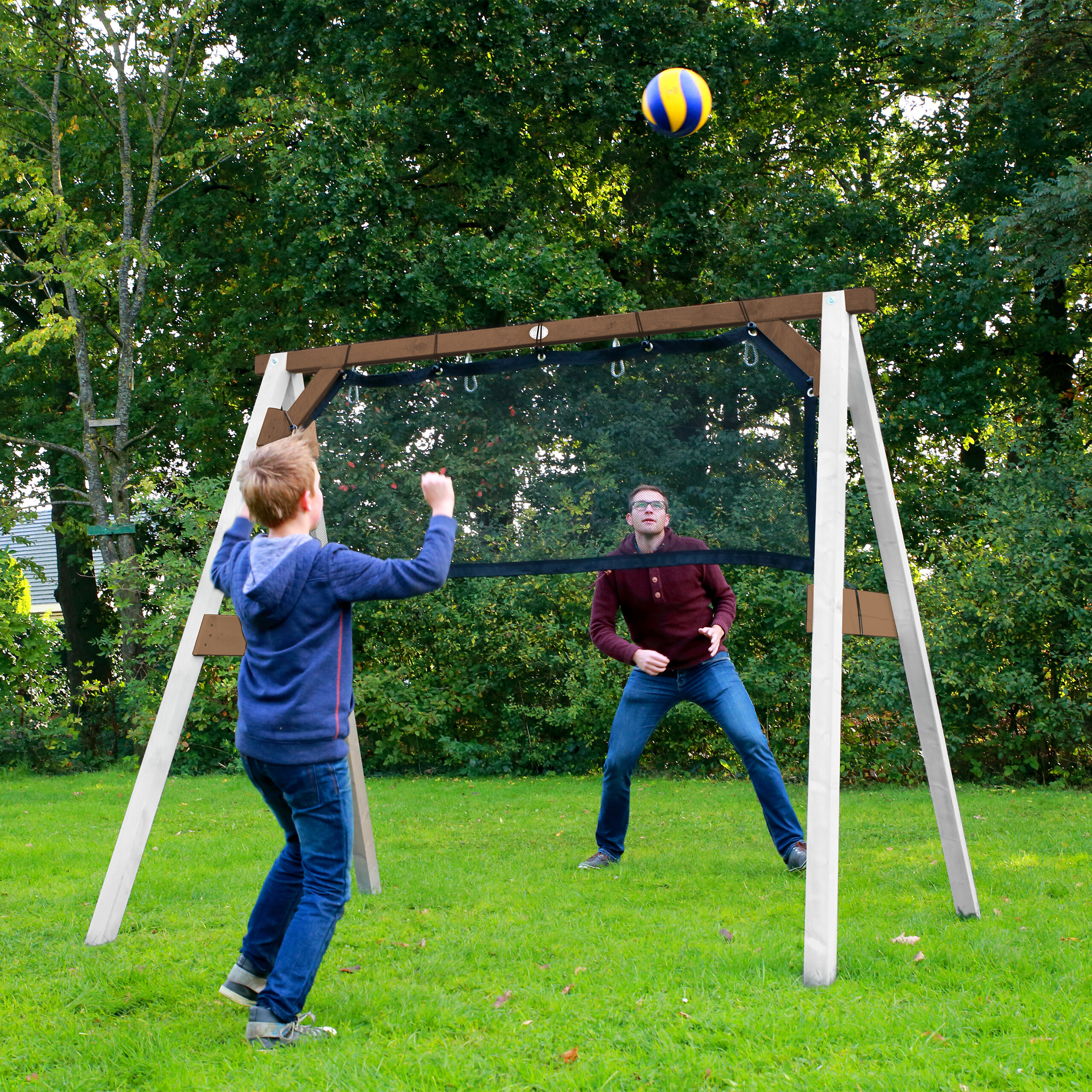 AXI Schaukel 4in1 SportsFun weiß B/H/L: ca. 254x207x160 cm