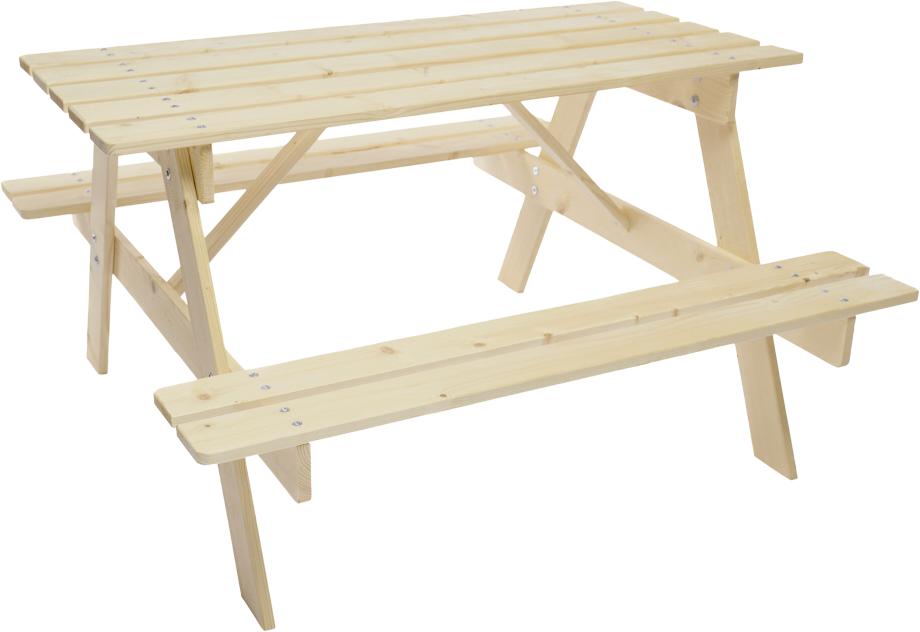 Timbela Kindersitzgarnitur M018 natur Holz B/H/L: ca. 90x50x90 cm