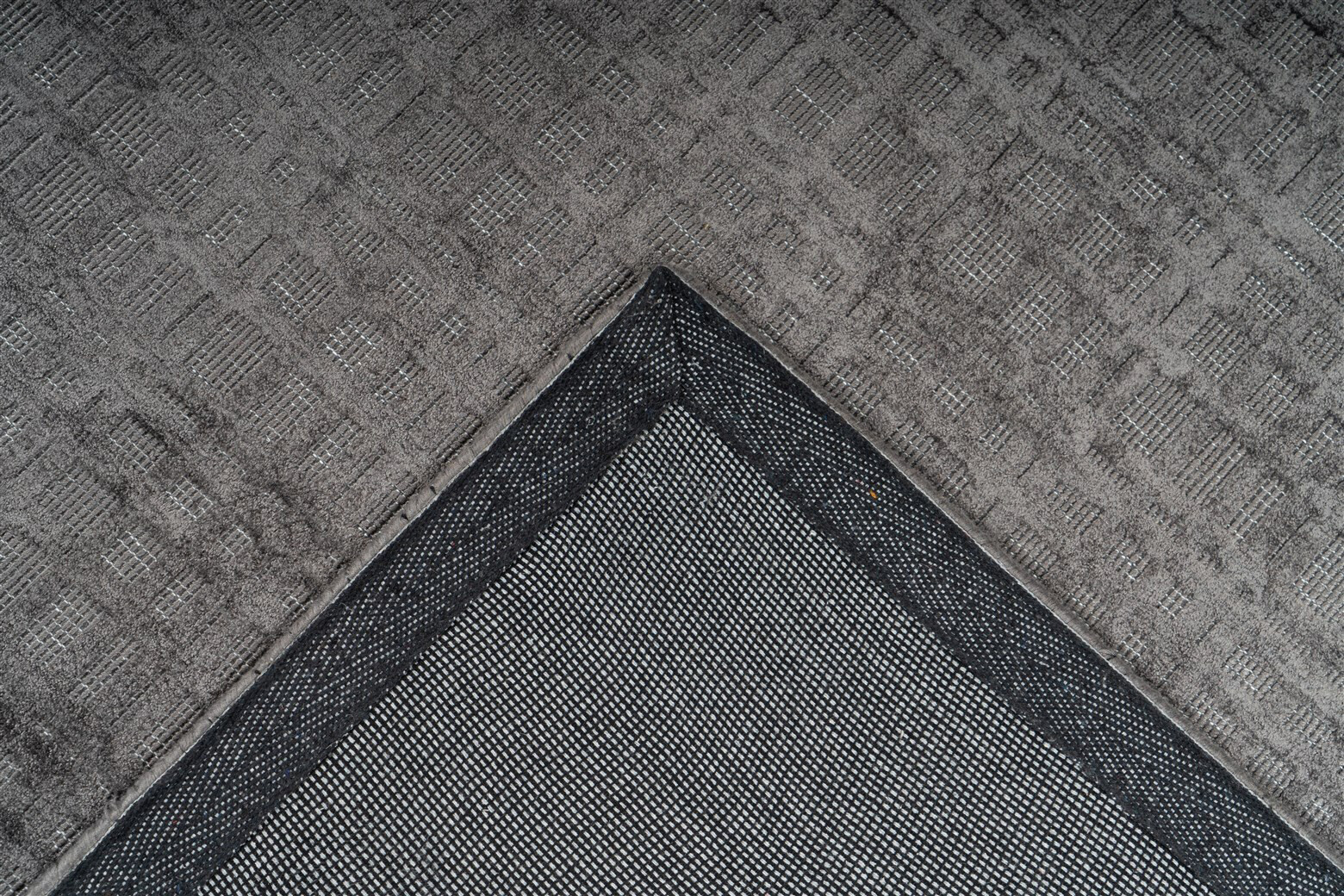 Padiro Kurzflorteppich Karma 125 anthrazit B/H/L: ca. 80x0,8x150 cm