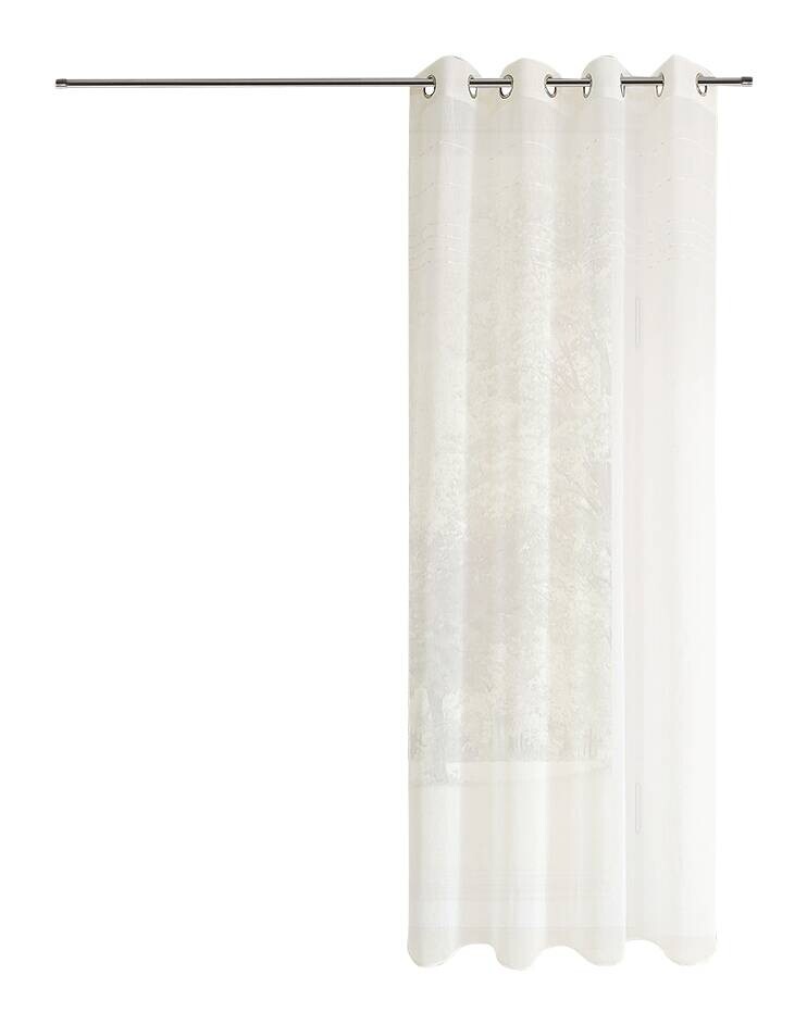 Ösenvorhang Heidelberg offwhite B/L: ca. 140x245 cm