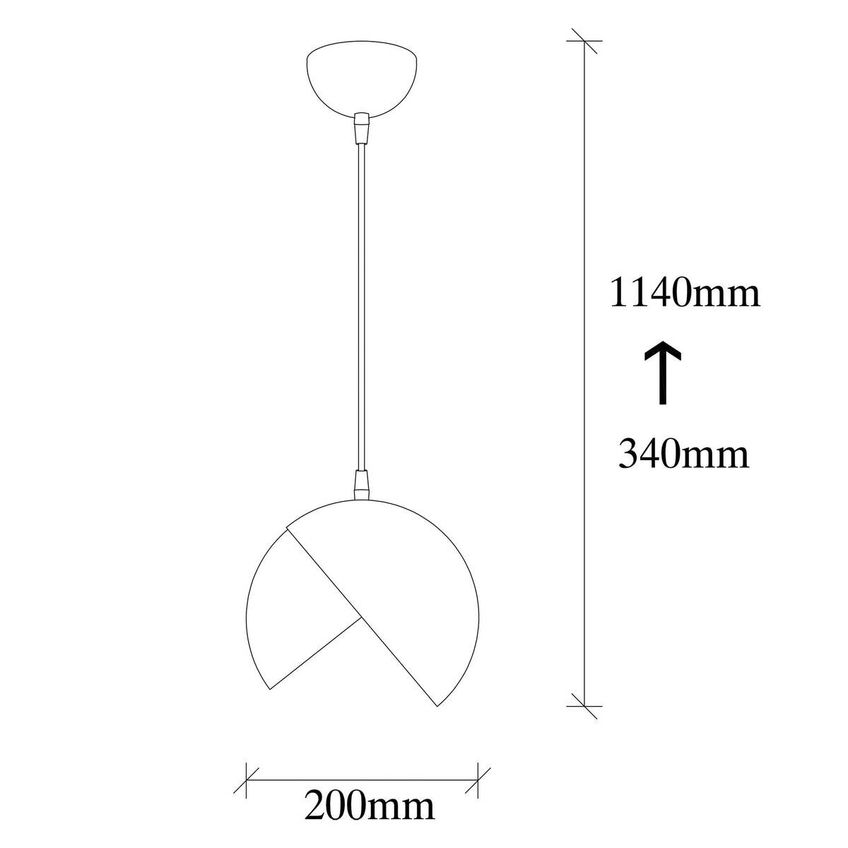 Opviq Pendelleuchte Berceste schwarz gold Metall B/H/T/L/D: ca. 20x114x20x20x20 cm E27 1 Brennstellen