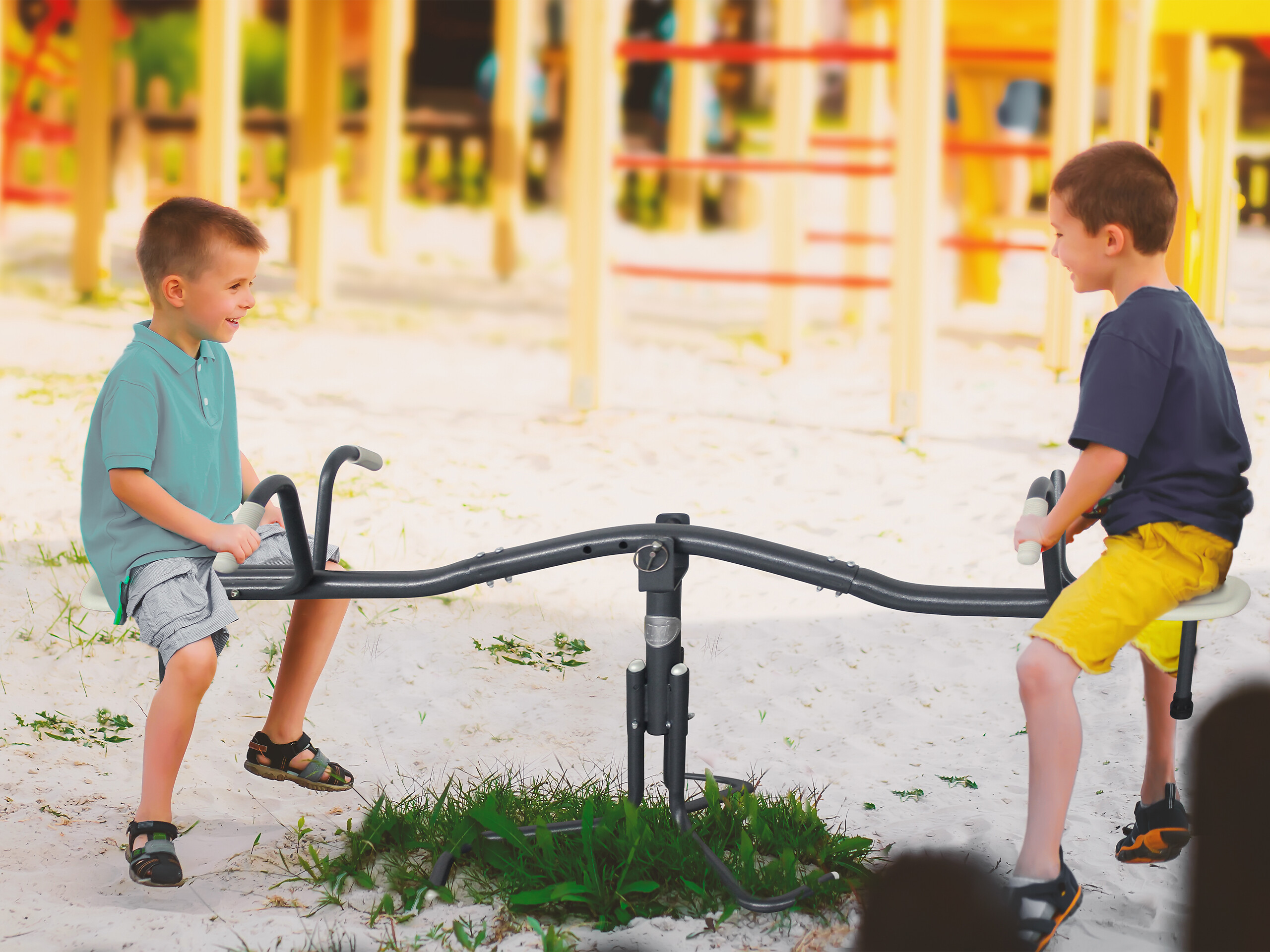 AXI Rotierende Wippe anthrazit B/H/L: ca. 67x55x177 cm