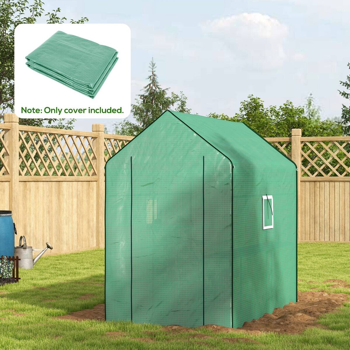 Outsunny Garten-Zubehör grün B/H/L: ca. 213x140x190 cm