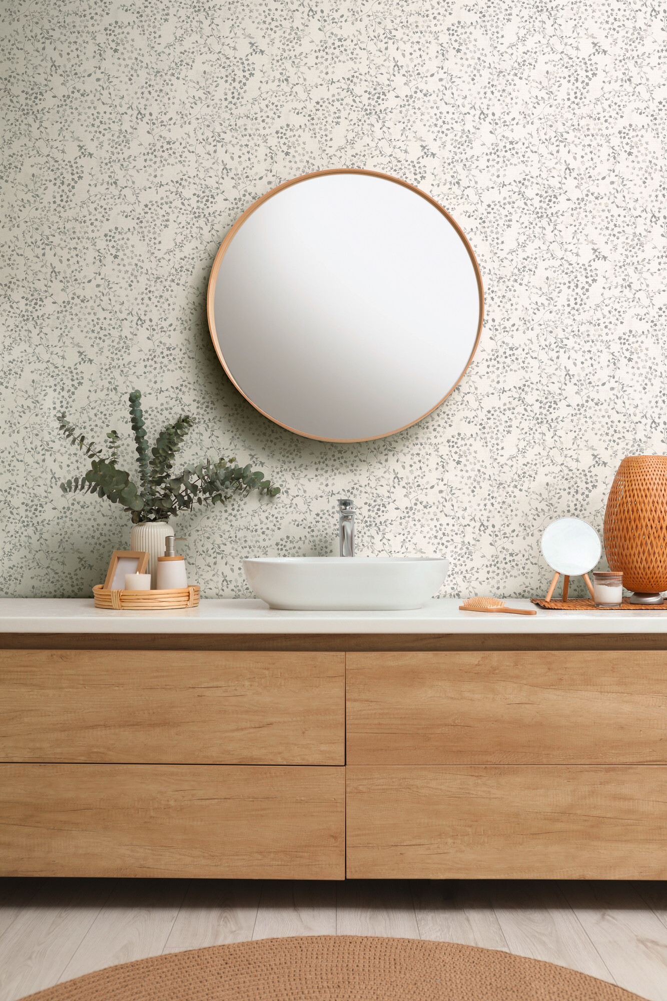 A.S.Creation Vliestapete weiß silber B/H/D: ca. 53x1005x8,1 cm