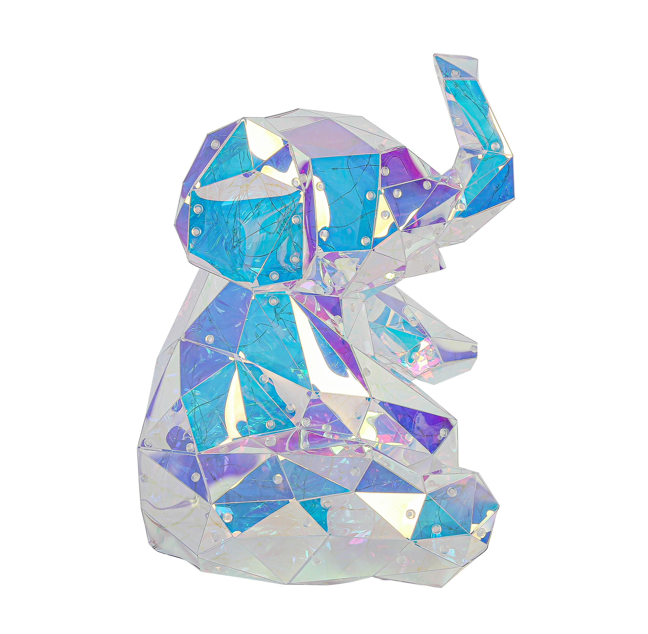 Nolo LED-Dekoleuchte Elefant transparent