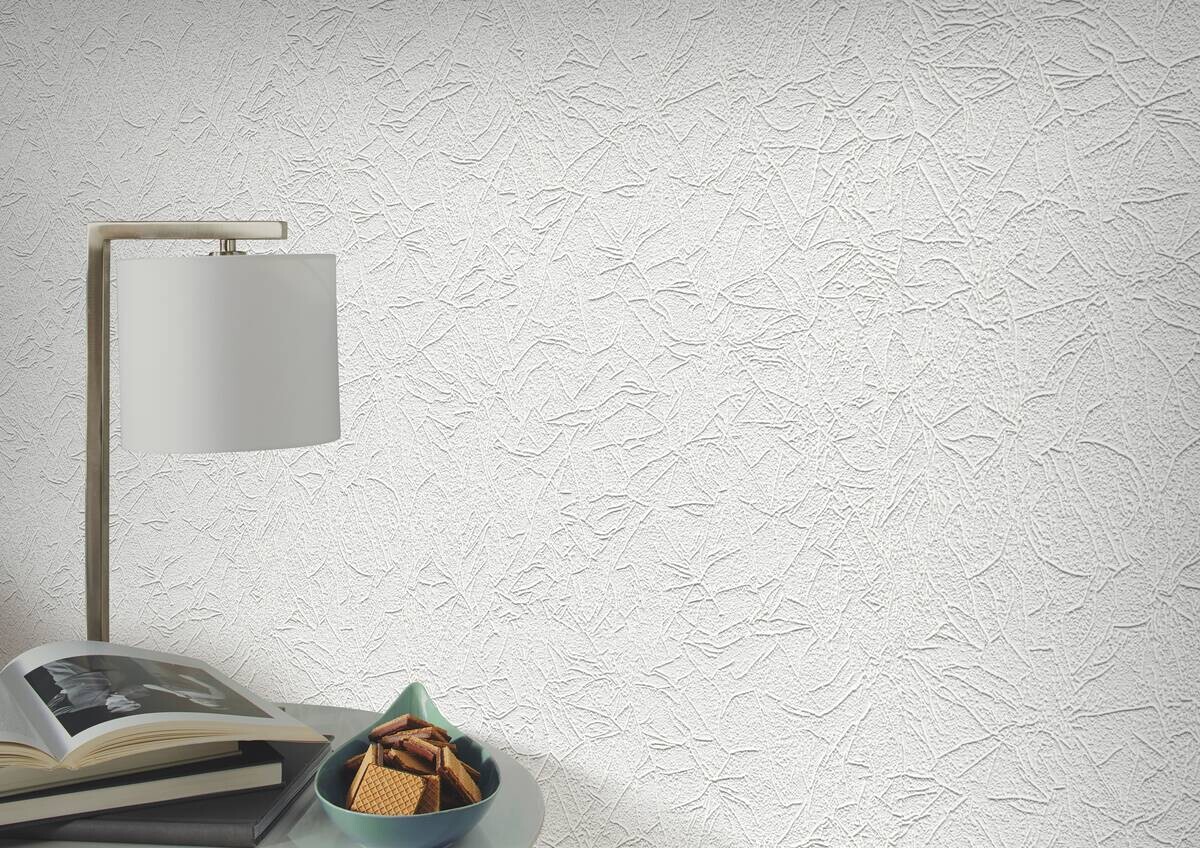 Vliestapete Struktur weiß B/L: ca. 53x2000 cm