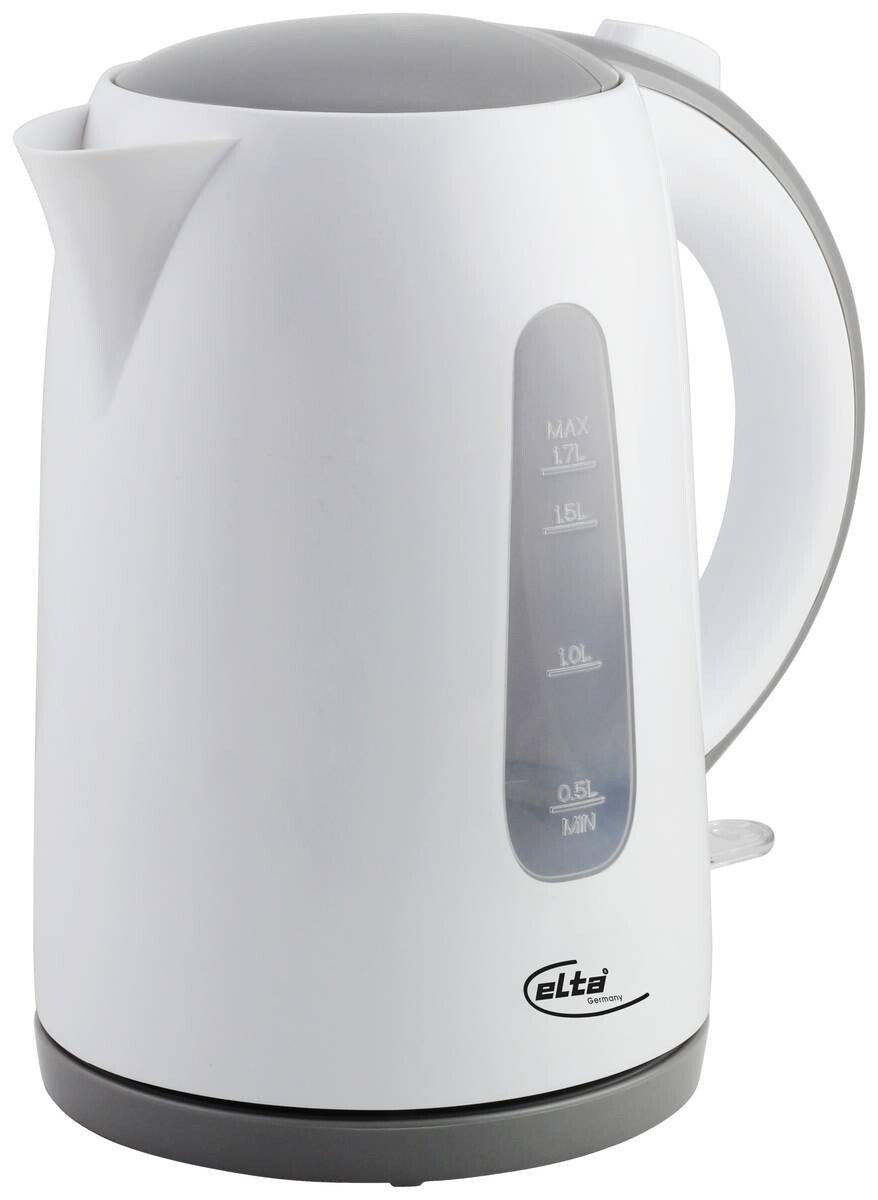 Elta Wasserkocher WK-2200.16 weiß Kunststoff ca. 1,7 l