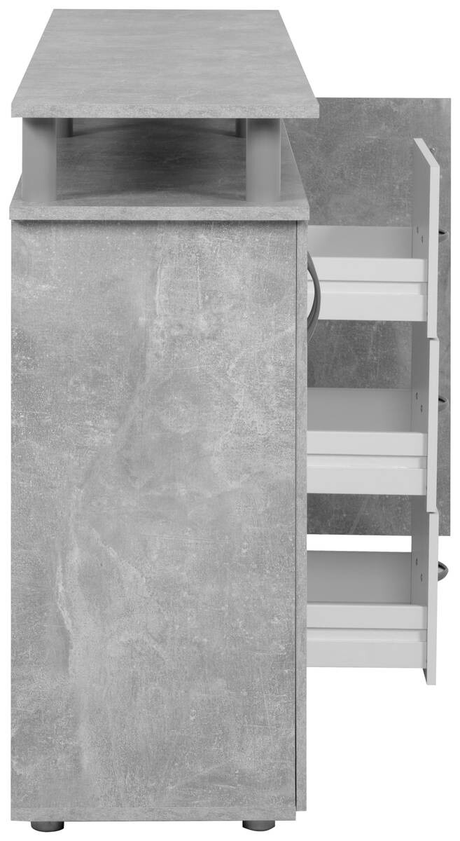 Megakommode Nevada Beton Optik B/H/T: ca. 155x84x35 cm