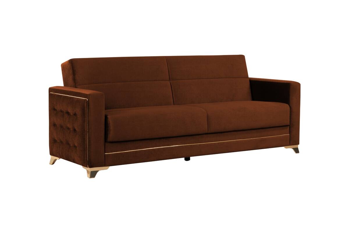Sofa 3-2-1 Cavana zimtbraun Microfaser