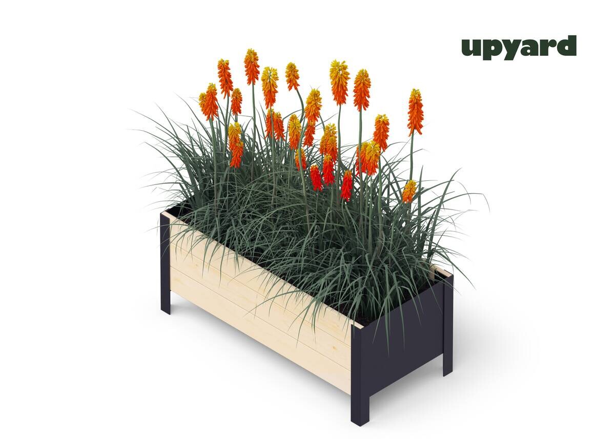 UPYARD Hochbeet MODERN natur Holz B/H/L: ca. 36x32x78 cm