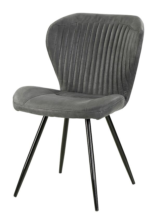 Stuhl  anthrazit Vintage B/H/T: ca. 54x86x64 cm