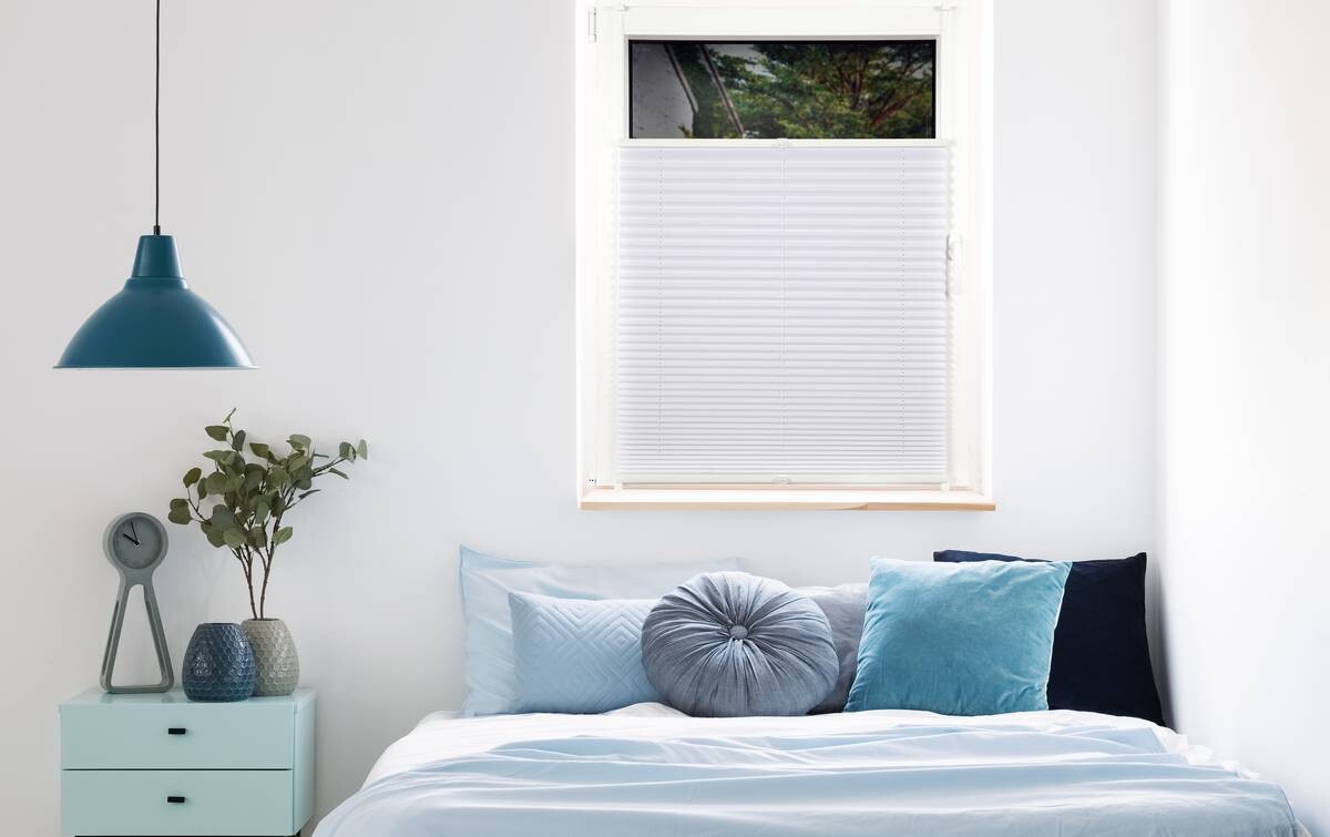 Hochwertiges Klemmplissee