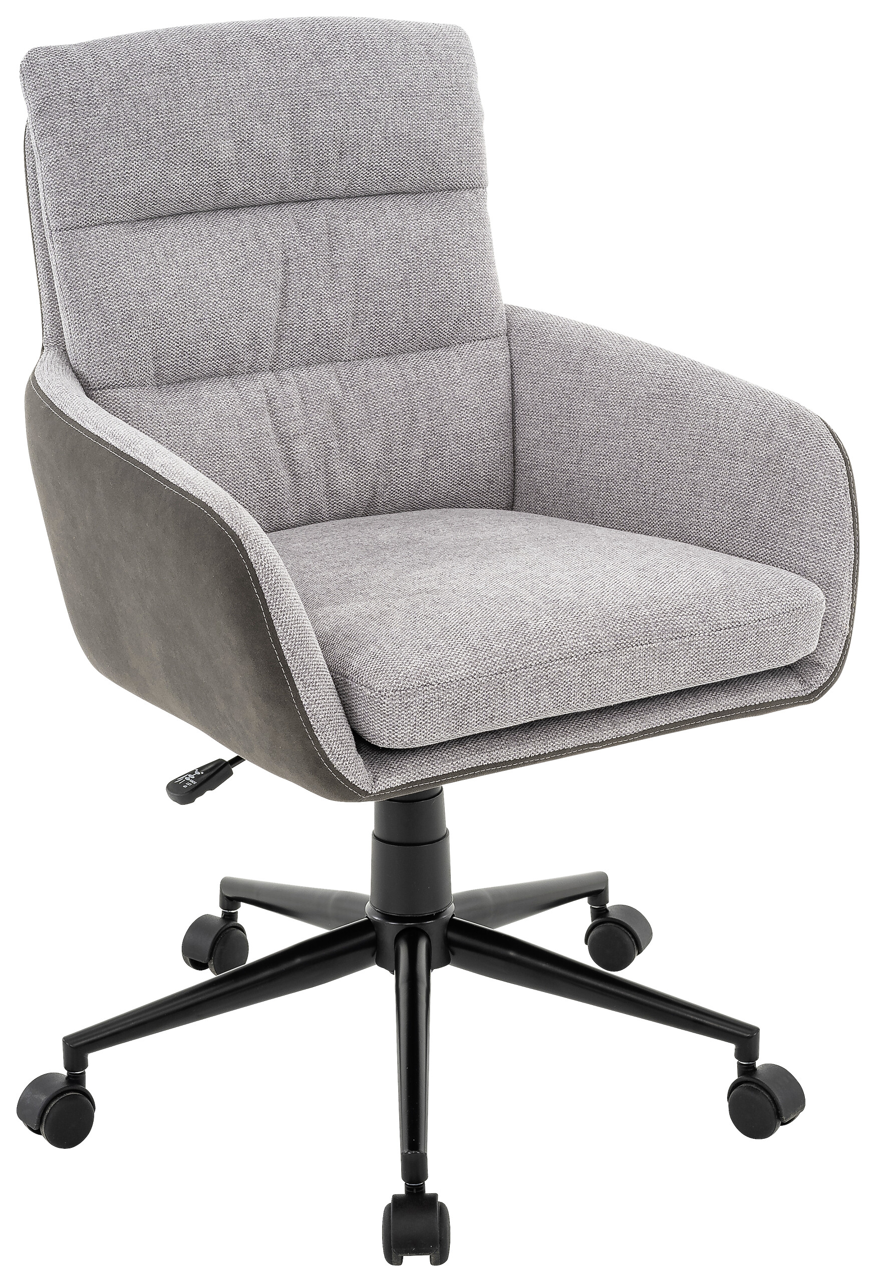 Drehstuhl Hannah grau Stoff Drehstuhl Hannah grau Stoff