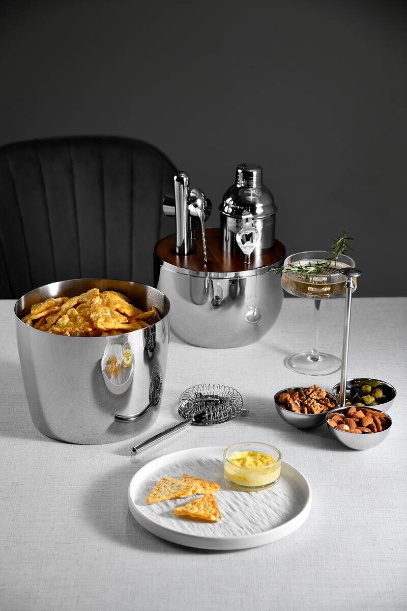 MASTERPRO Cocktail-Set THE DROP silber Edelstahl