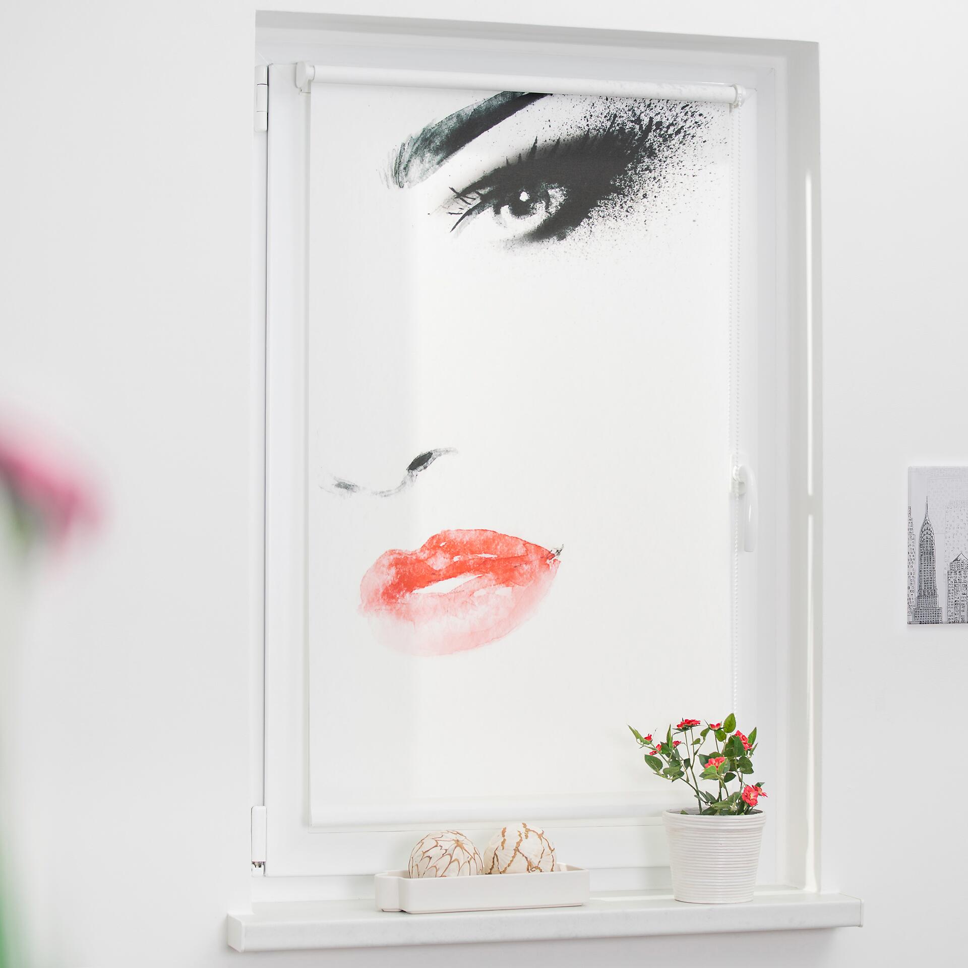 LICHTBLICK Rollo Face weiß B/L: ca. 100x150 cm