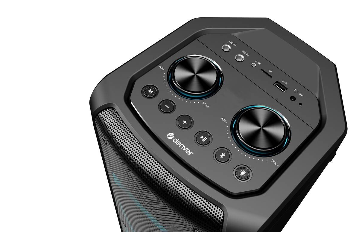 Denver Bluetooth-Trolleylautsprecher BPS-352 B/H/T: ca. 23x59x24,7 cm