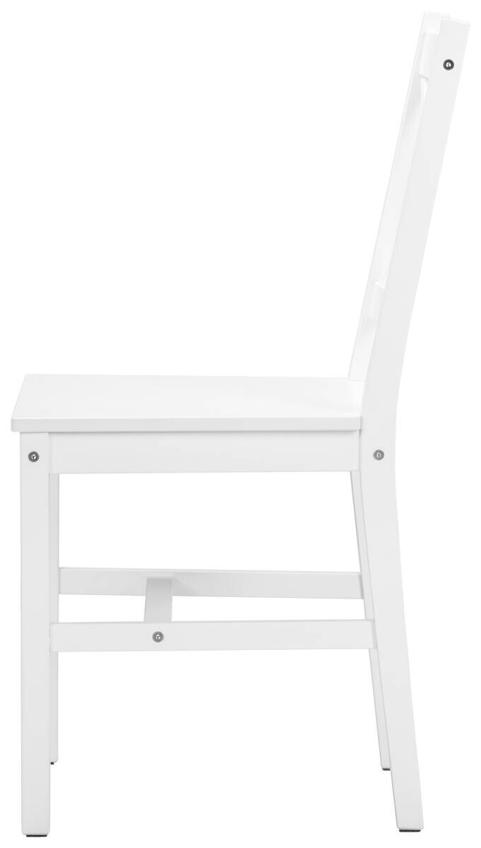 Stuhl Harry weiß Holz B/H/T: ca. 43x86x41 cm