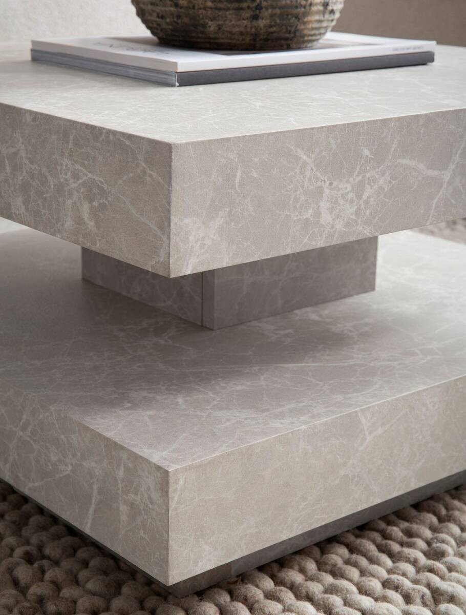 Wohnling Couchtisch sand B/H/T: ca. 60x34x60 cm