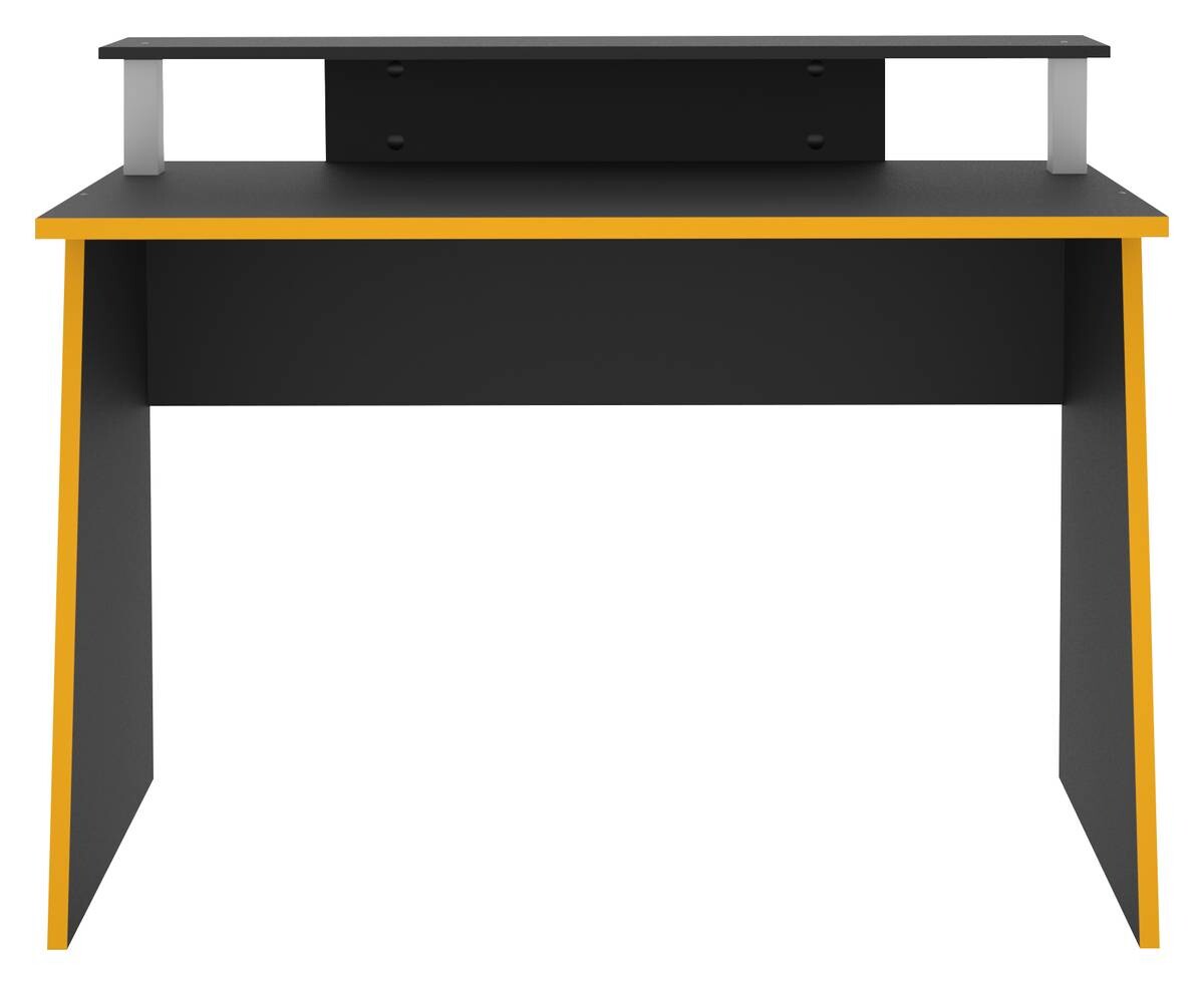 Gaming-Schreibtisch anthrazit orange B/H/T: ca. 117x93x50 cm