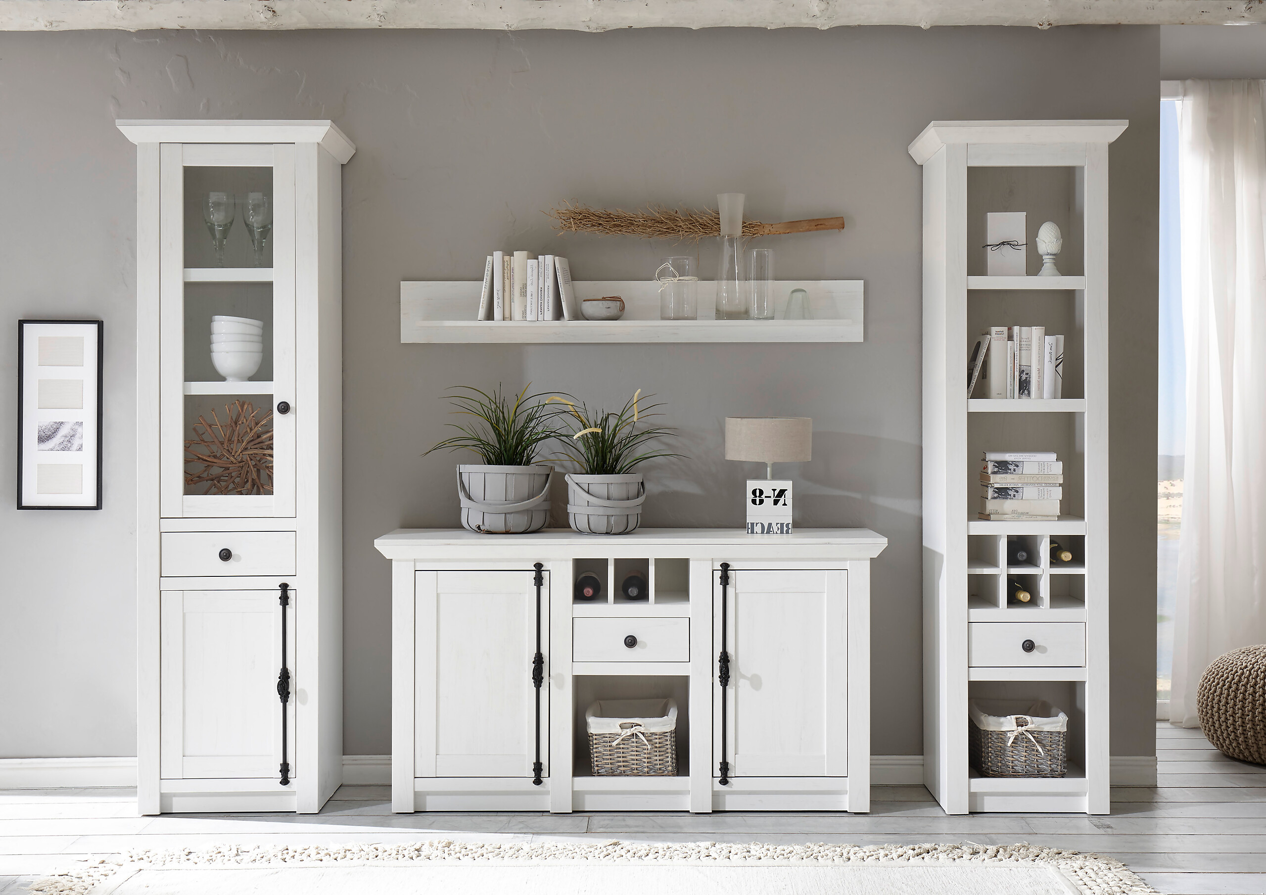 Sideboard Westerland weiß B/H/T: ca. 152x83x45 cm Sideboard Westerland weiß B/H/T: ca. 152x83x45 cm