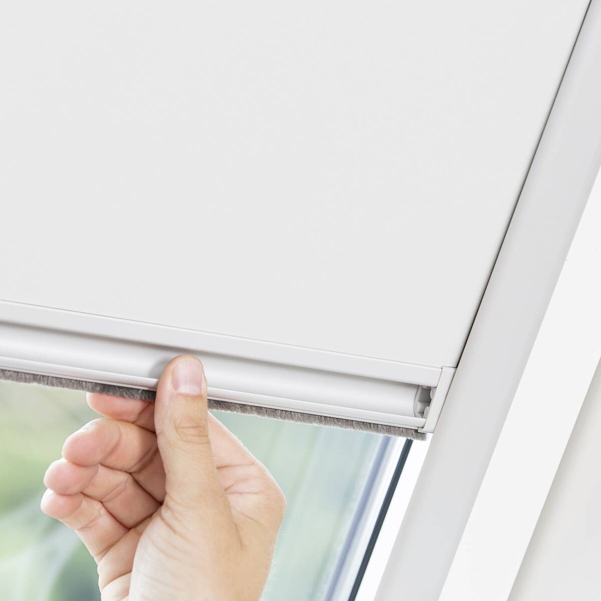 LICHTBLICK Dachfenster-Rollo Skylight VD weiß B/L: ca. 38,3x54 cm