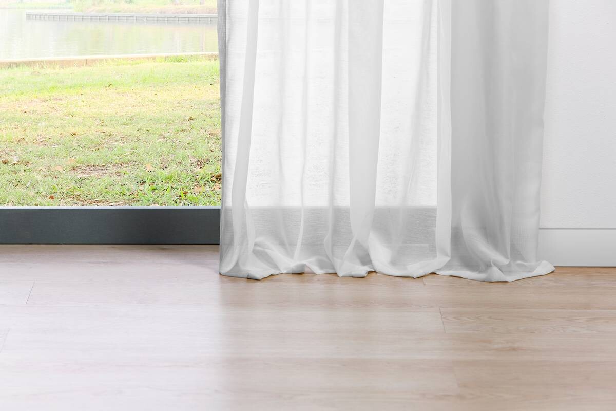 Kombivorhang 2er Pack Pure weiß B/L: ca. 135x245 cm