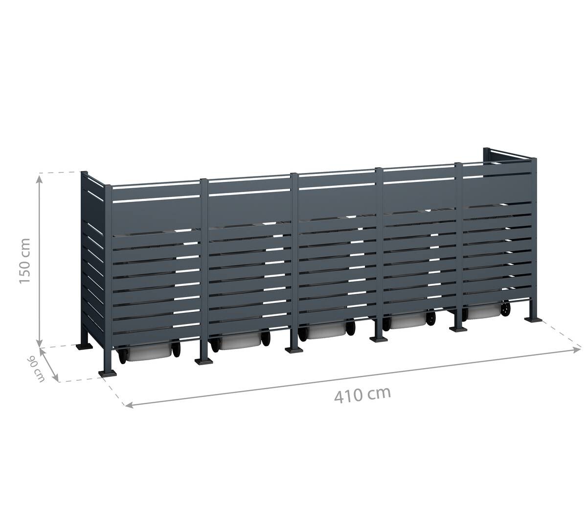 Westmann MülltonnenverkleidungBox Planum