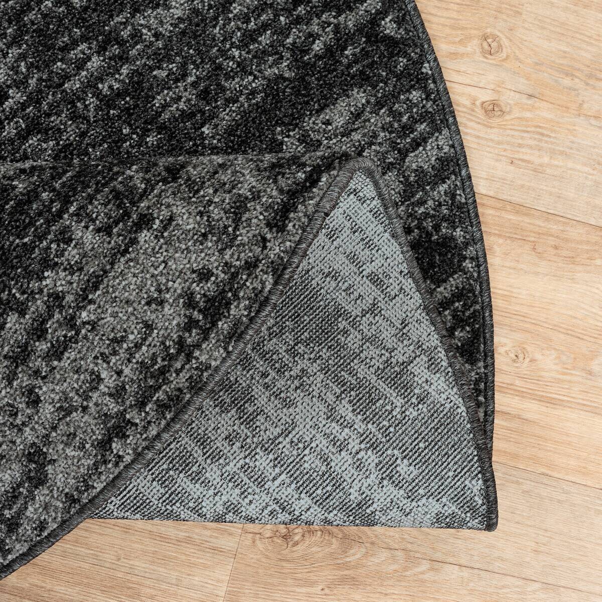 Sanat Kurzflorteppich OSLO schwarz D: ca. 120 cm