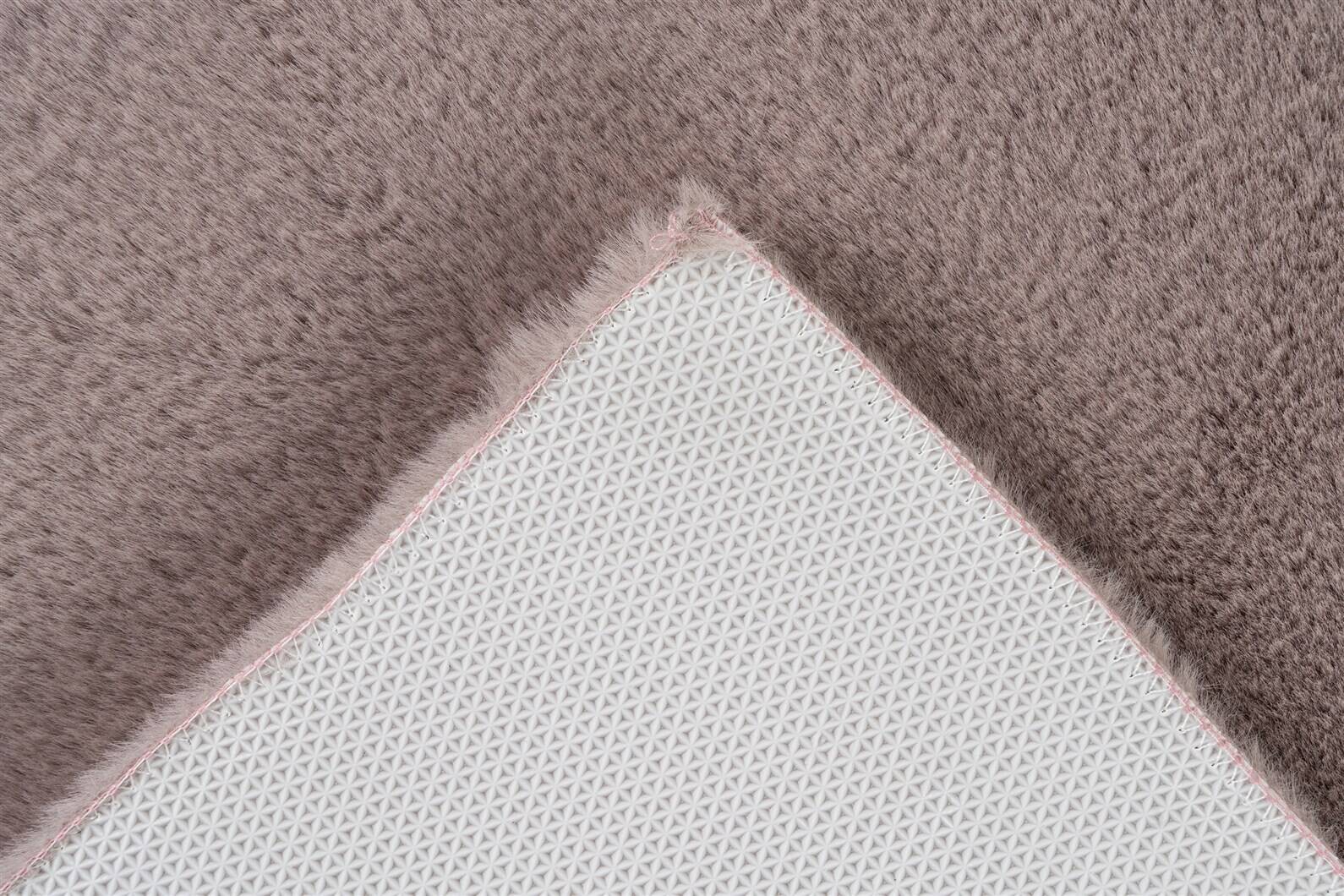 Kayoom Kurzflorteppich Badematte Rabbit Light 525 rosa B/H/L: ca. 65x2,4x100 cm