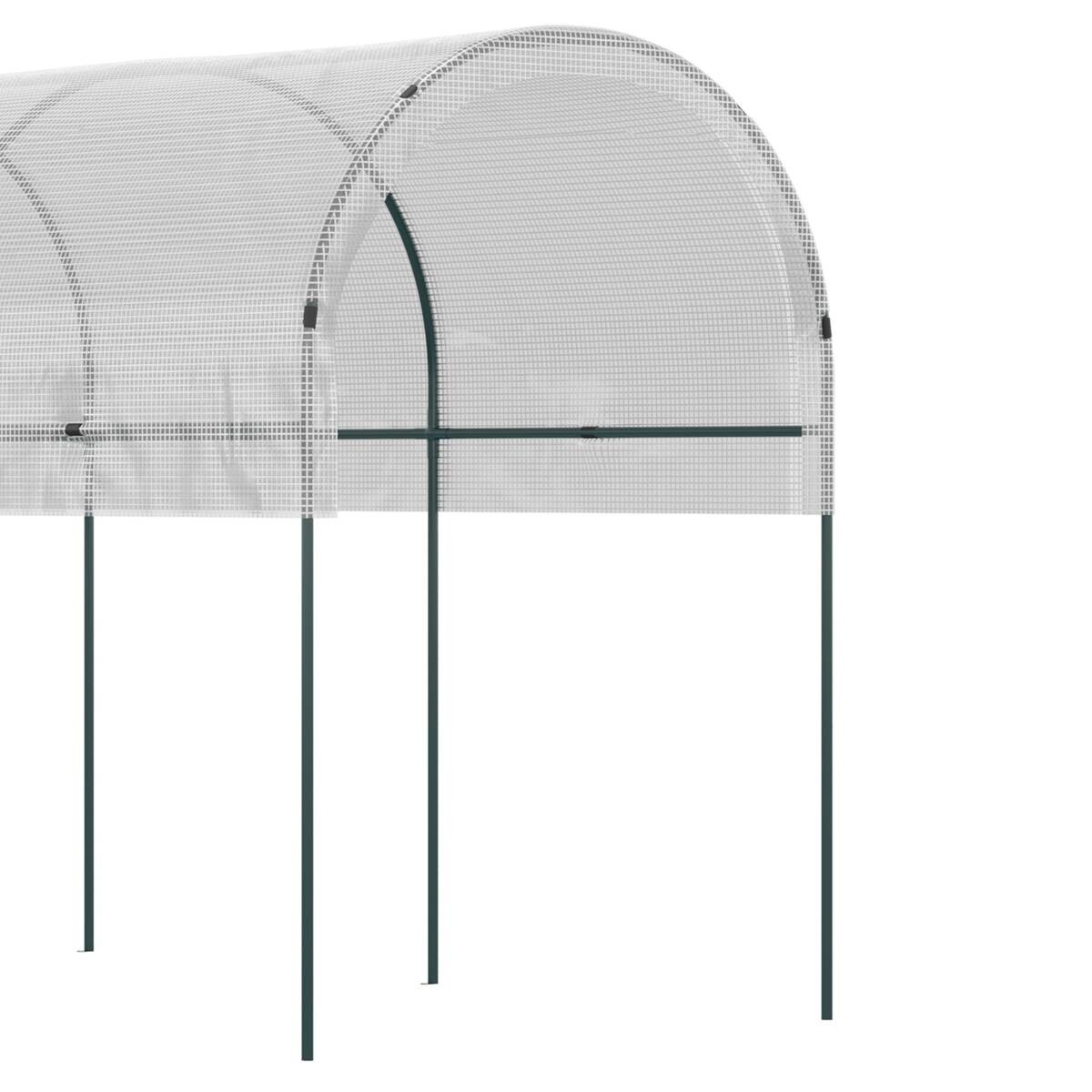 Outsunny Tomatengewächsüberdachung B/H/L: ca. 120x170x400 cm