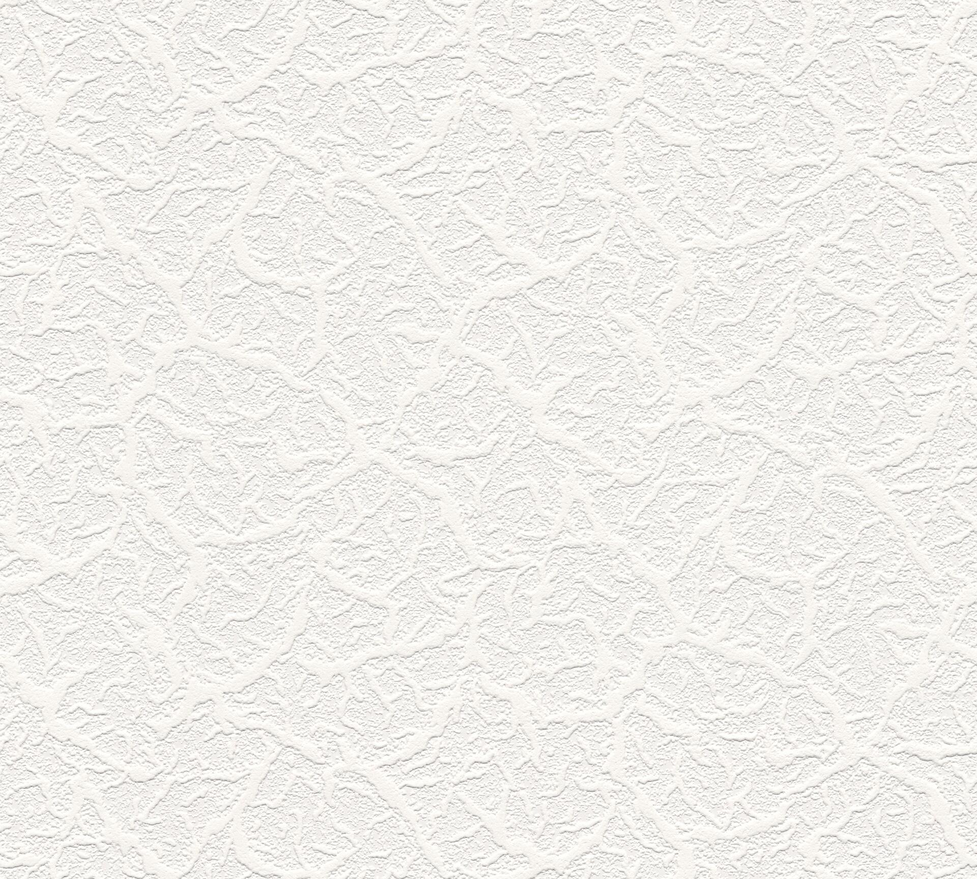 A.S.Creation Papiertapete weiß B/H/D: ca. 53x1005x12,8 cm