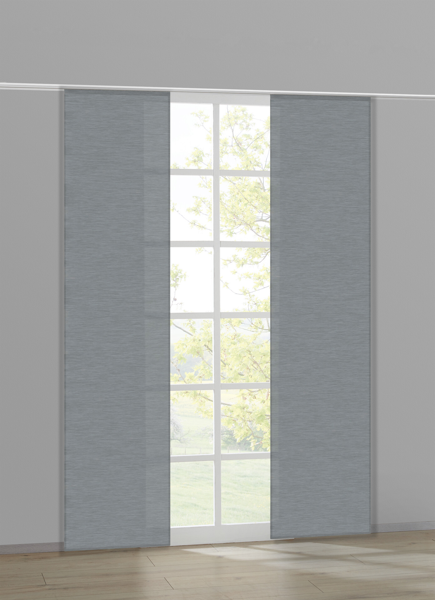 ACUS design collection Schiebevorhang grau B/L: ca. 60x245 cm