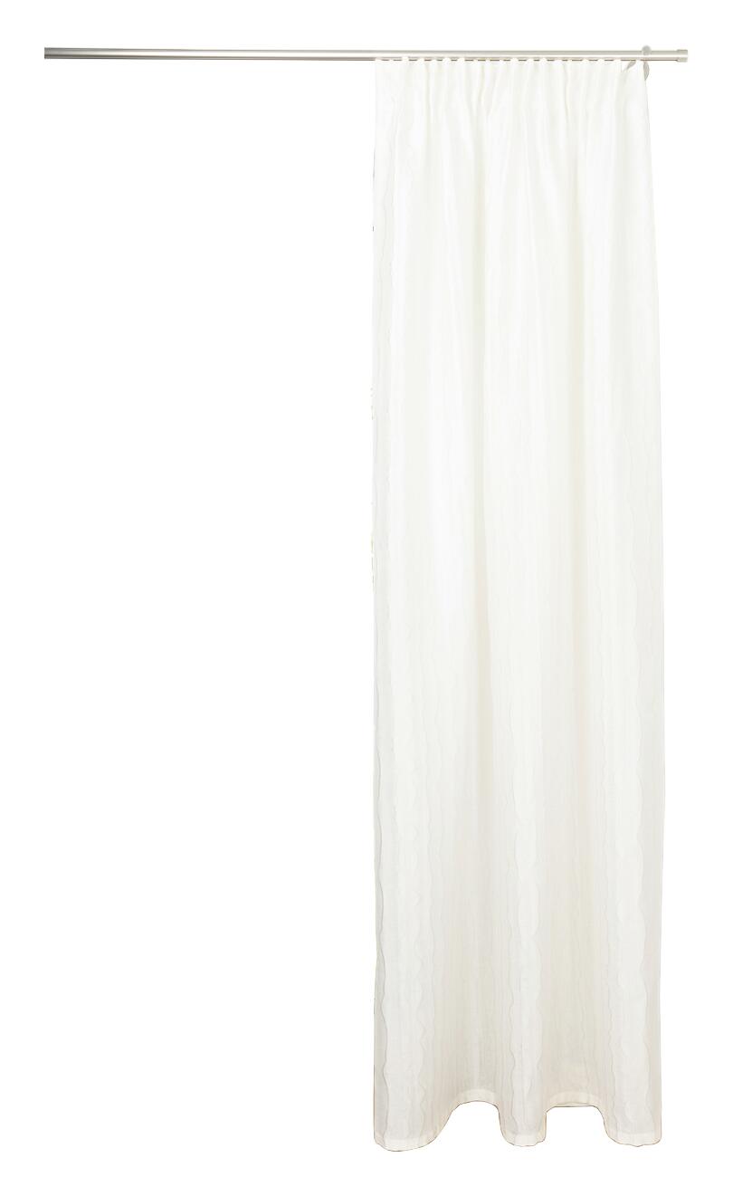 Kombivorhang STREAM weiß B/L: ca. 135x300 cm