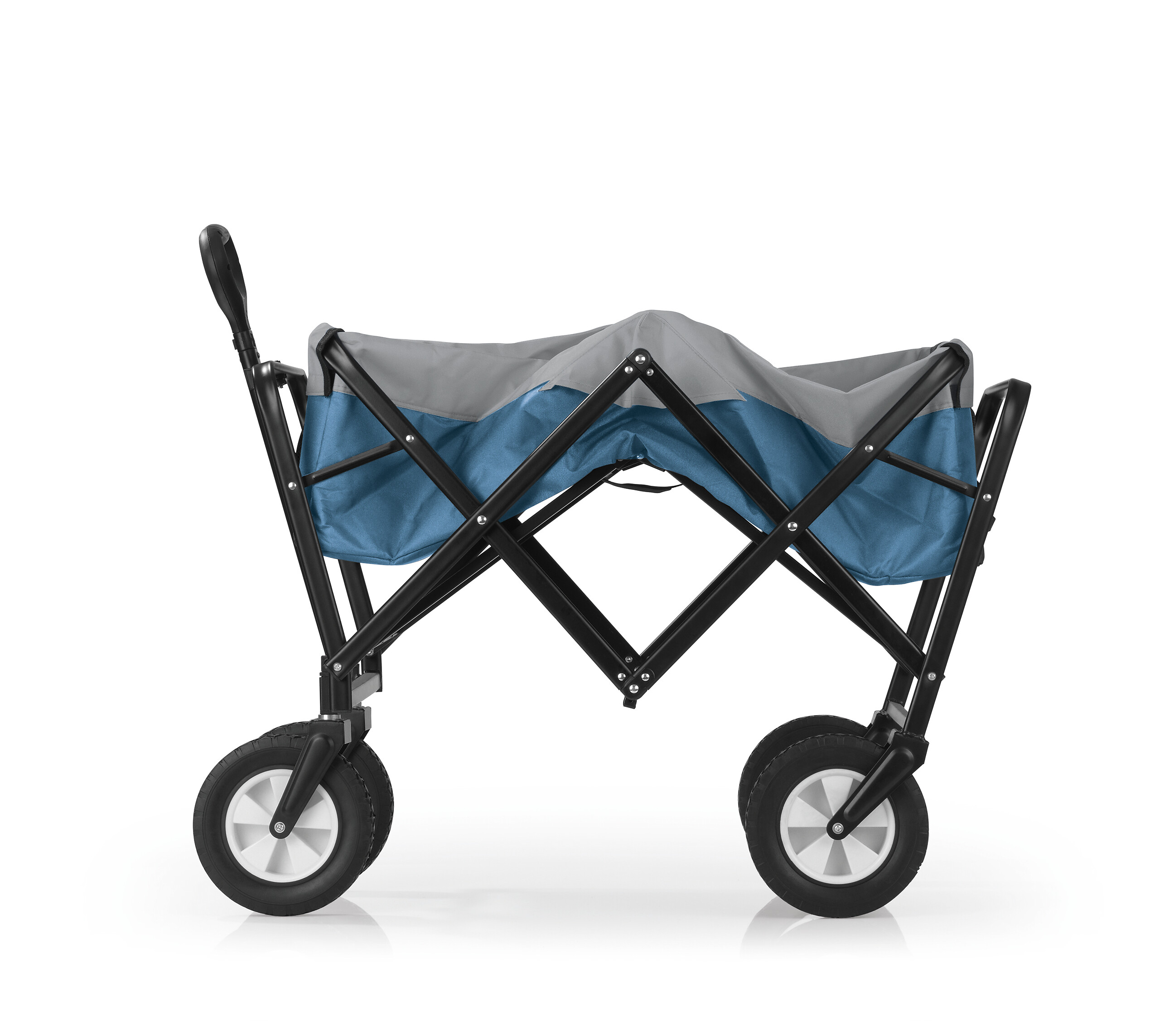EasyMaxx Bollerwagen blau B/H/T: ca. 50x72x102 cm