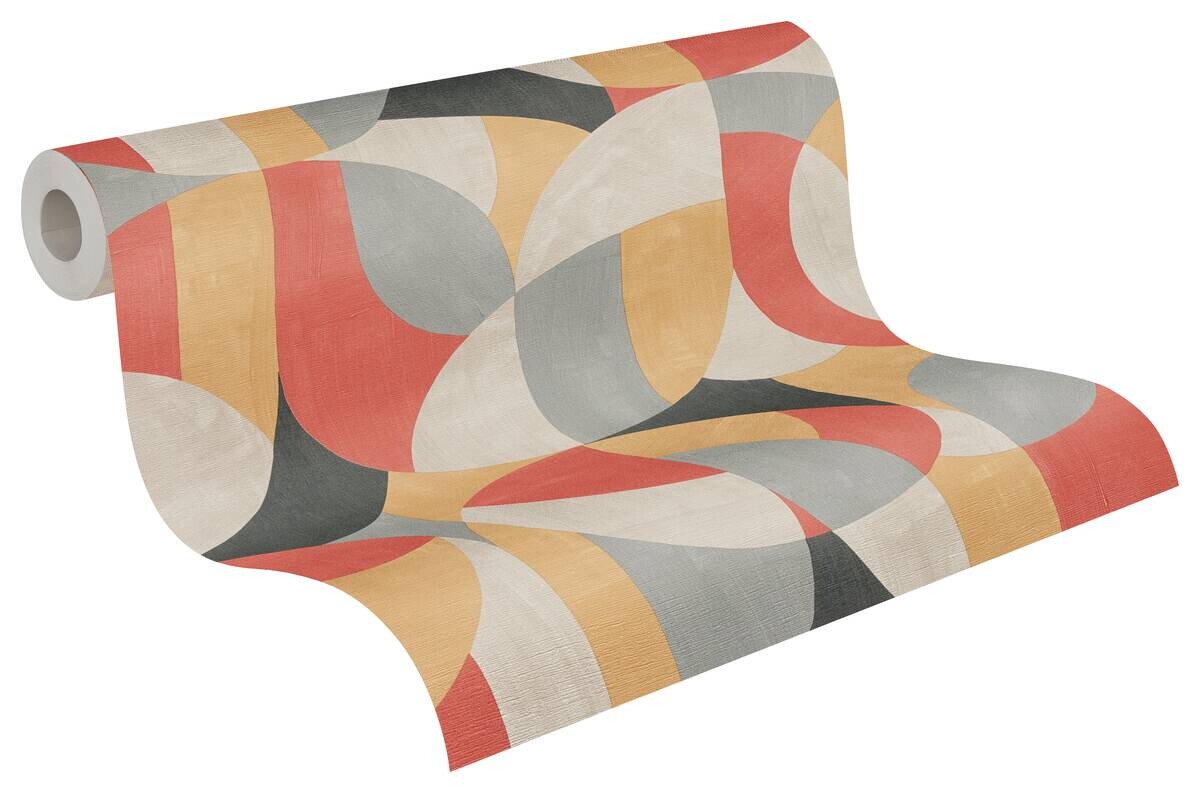 A.S.Creation Vliestapete beige rot B/H/D: ca. 53x1005x8,2 cm