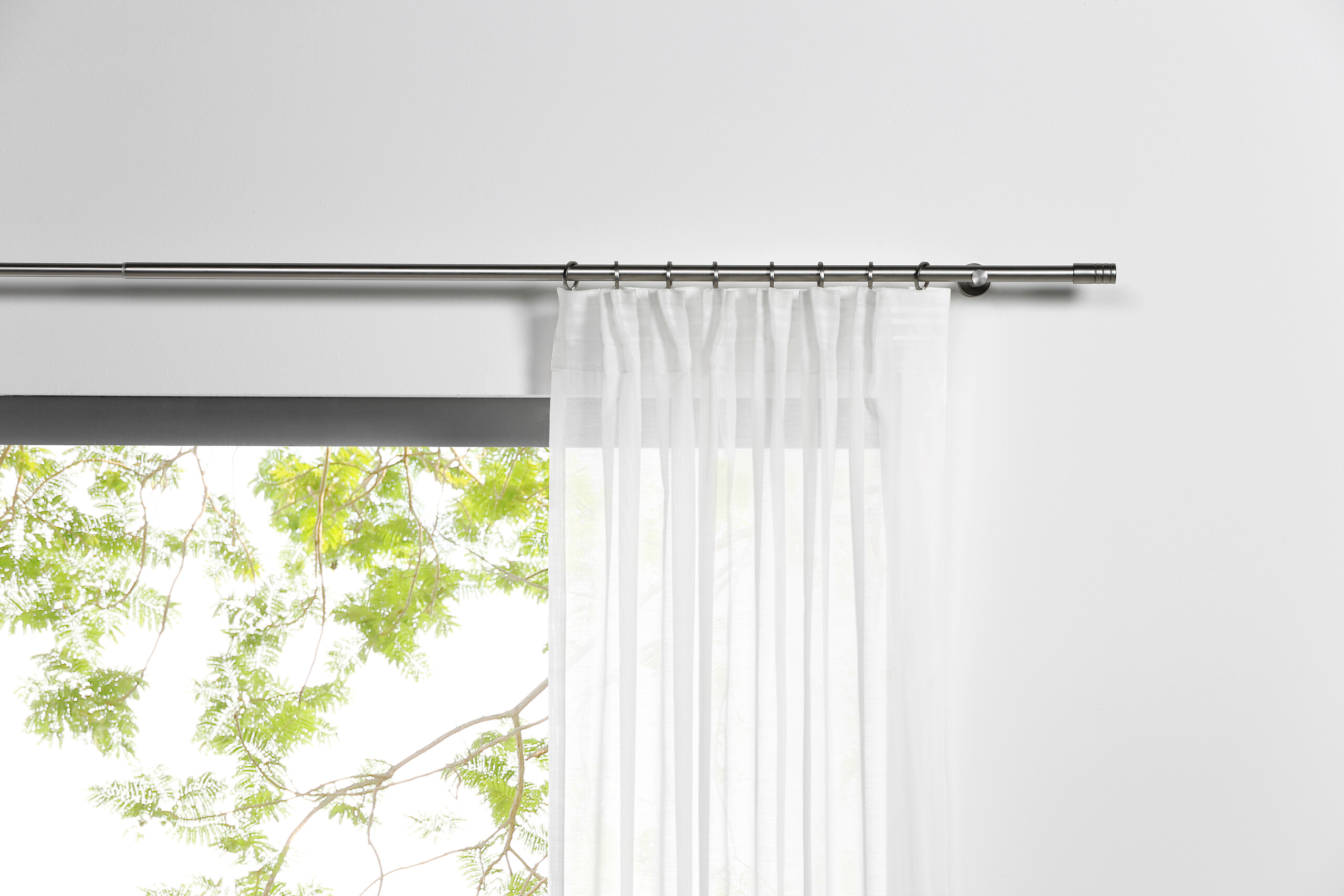 Kombivorhang PURE weiß B/L: ca. 135x300 cm