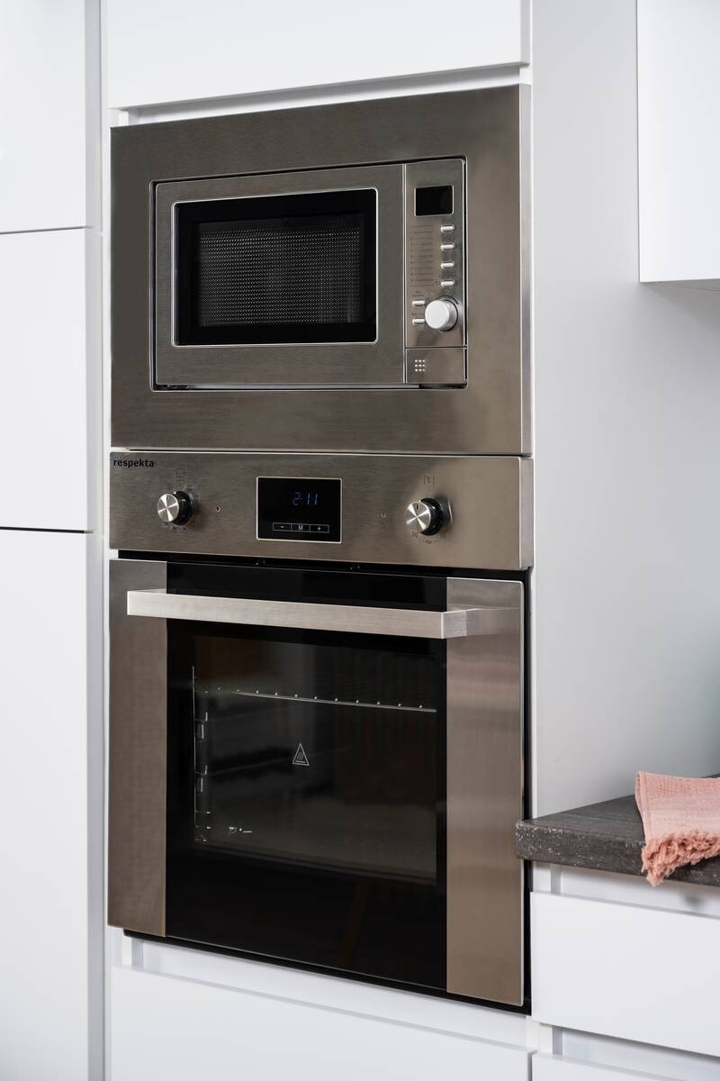 Respekta Küchenblock Premium weiß hochglänzend B/H/T: ca. 345x220,5x172 cm