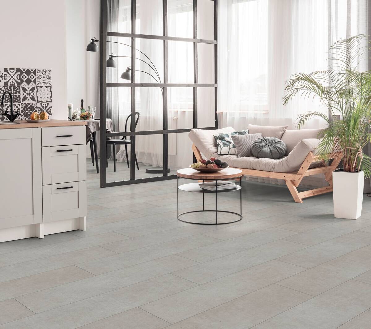 Kronotex Laminatboden Mega Plus ca. 2,249 m² im Paket  B/L: ca. 32,6x138 cm pro Paket