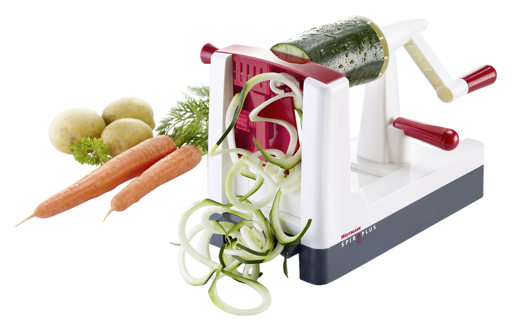Westmark Gemüseschneider Spiro Plus weiß Kunststoff