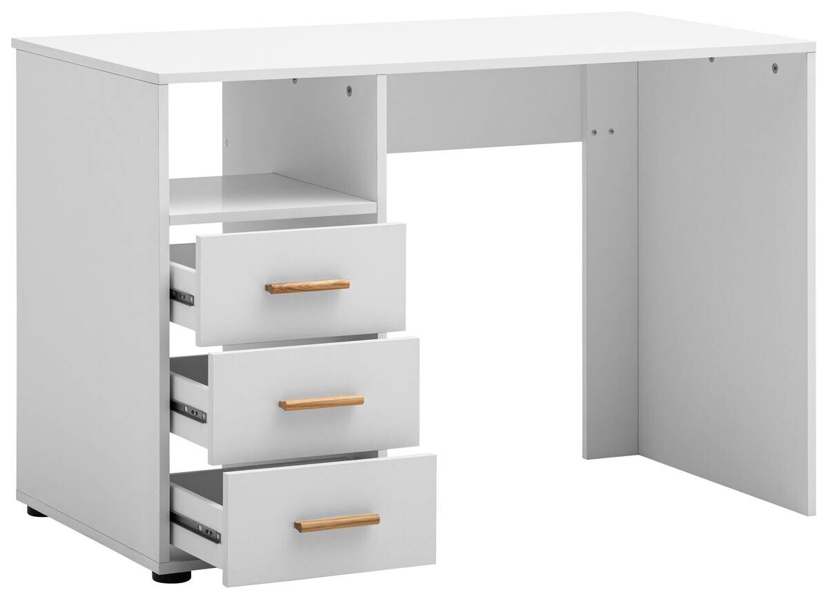 Schreibtisch Torge weiß matt B/H/T: ca. 109x74x58 cm