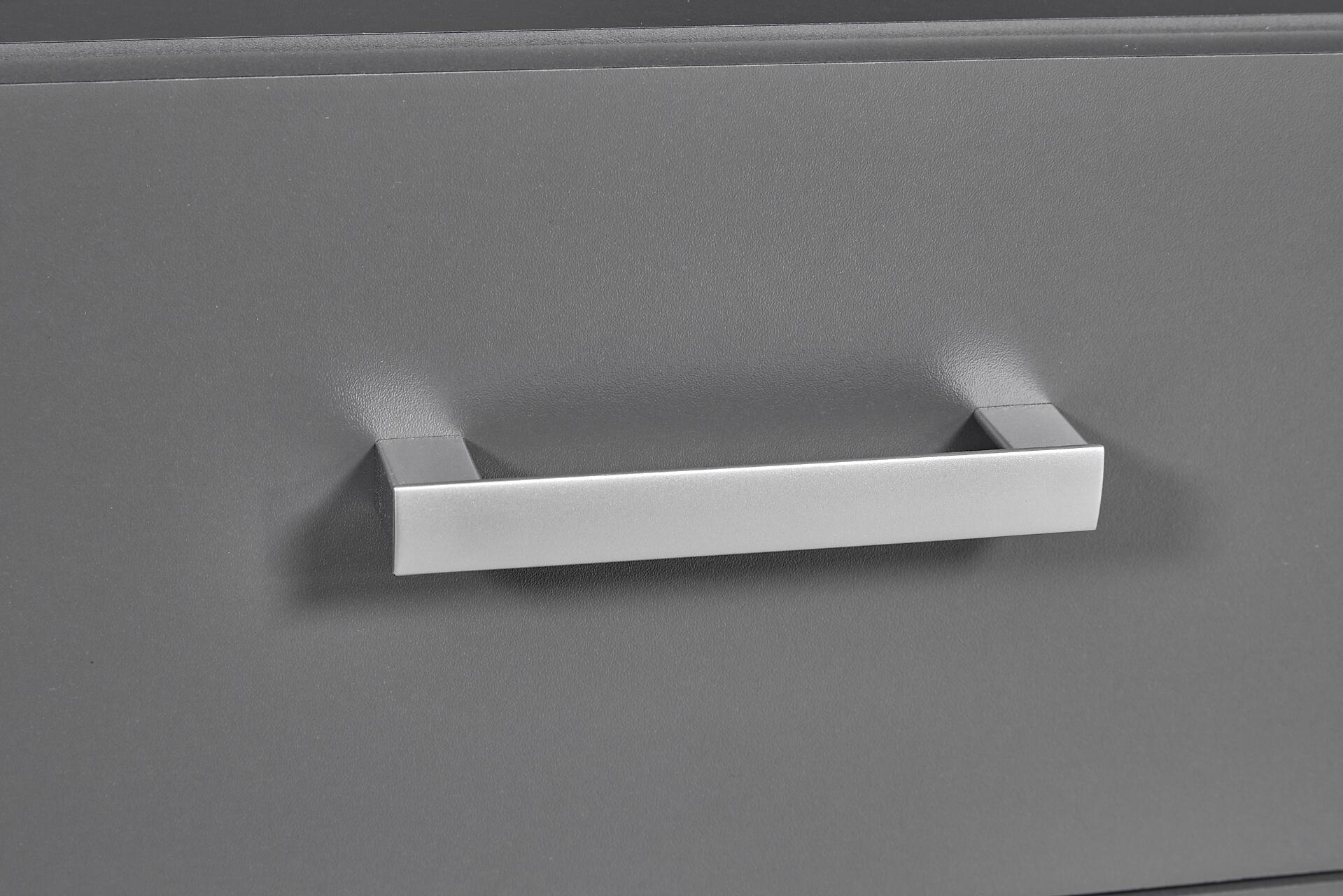 Regal Elenzio Graphit B/H/T: ca. 81,5x191,2x40 cm