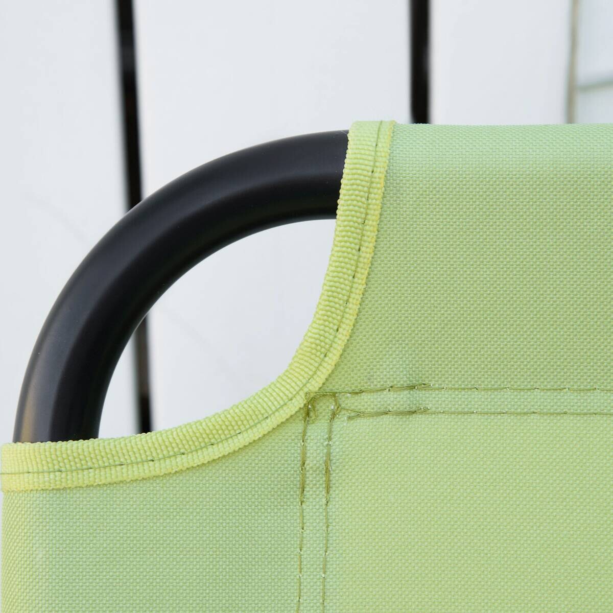 Outsunny Campingstuhl grün Stoff B/H/L: ca. 67x80x141 cm