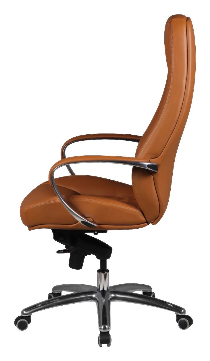 Drehstuhl braun Leder