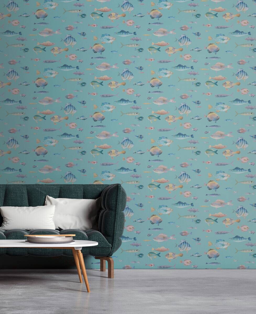 A.S.Creation Vliestapete violett bunt B/H/D: ca. 53x1005x8 cm