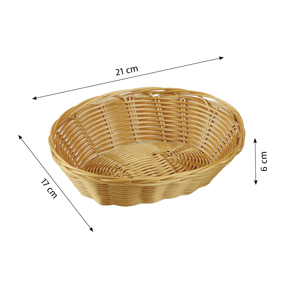 Kesper Brotkorb braun Kunststoff B/H/L: ca. 17x15x21 cm