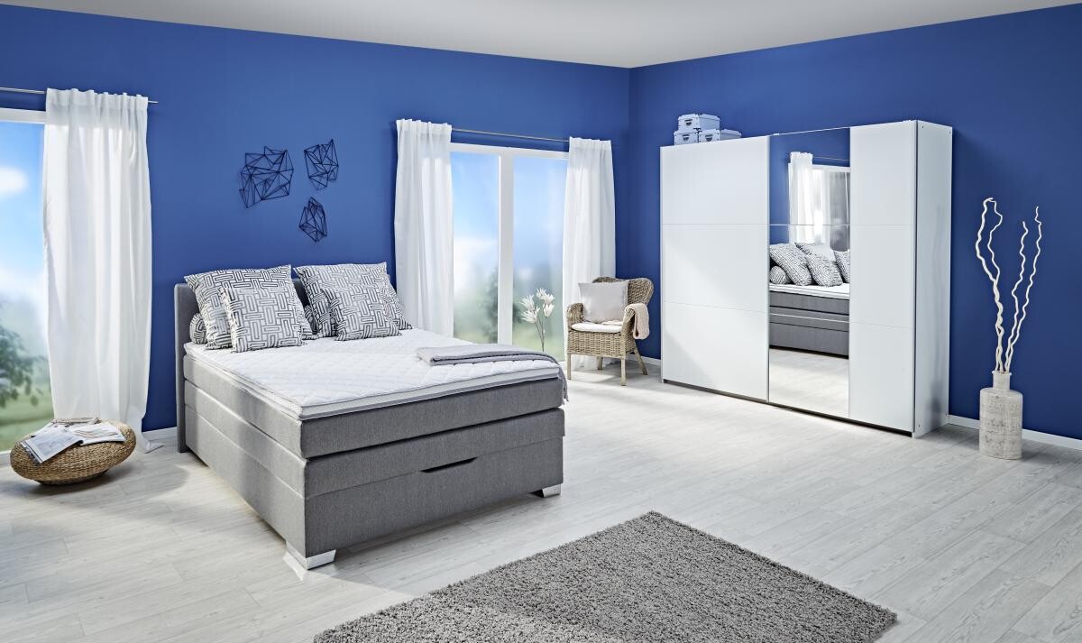 Schwebetürenschrank Kronach Alpinweiß B/H/T: ca. 218x210x59 cm