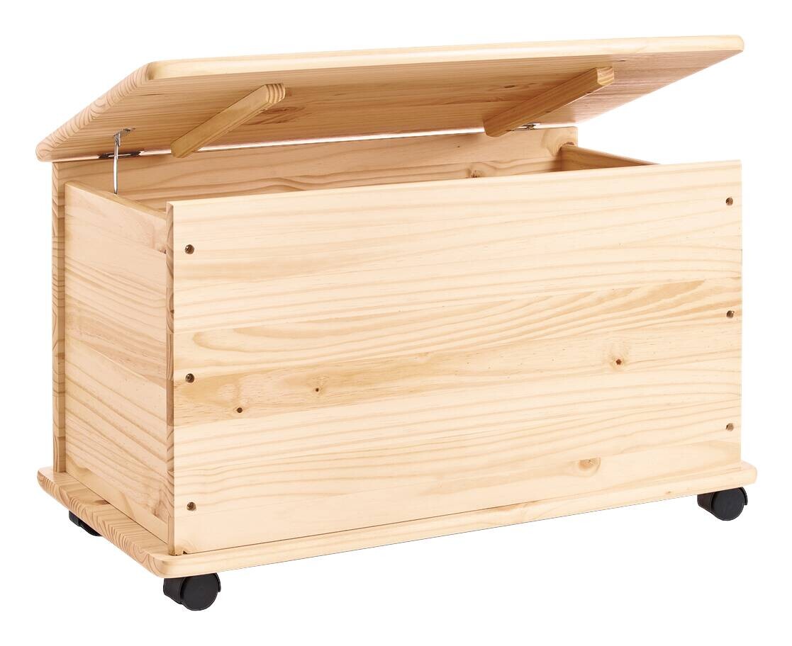 Zeller Aufbewahrungstruhe natur Kiefer B/H/L: ca. 40x45x73 cm