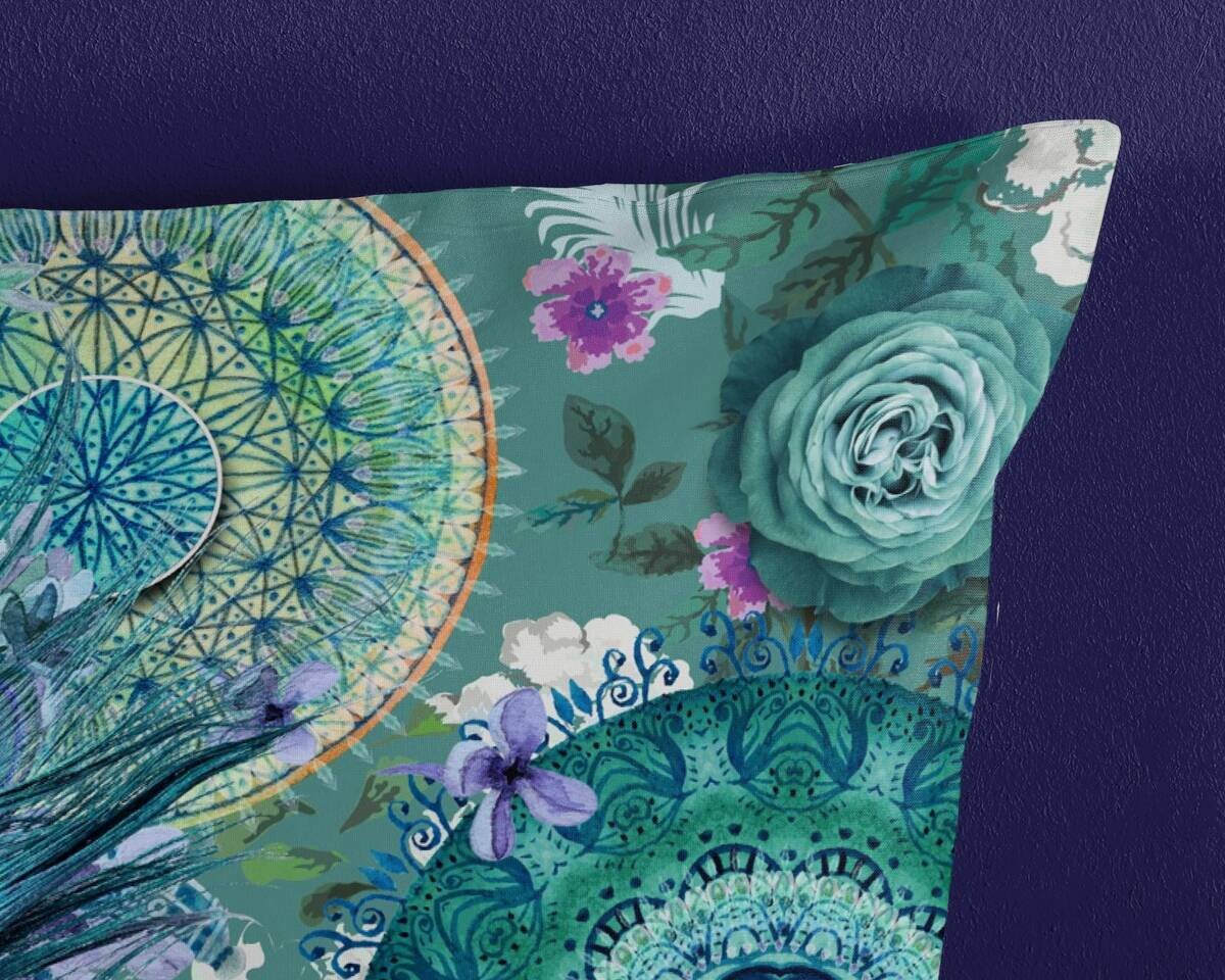 Baumwoll Bettwäsche Kari Satin grün Baumwolle B/L: ca. 155x220 cm